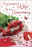 This detailed anniversary card scene feels like an intimate vignette from a Chase Cross living room, captured in soft daylight. At its heart lies a cluster of generous red roses, their petals rich with velvety depth, opening in full, luxurious spirals of crimson that speak of deep affection. Sprigs of fresh greenery slip between the blooms, adding cool, natural tones that bring the arrangement to life, much like a freshly delivered bouquet from a local florist arriving at a doorstep near Lower Bedfords Road. Resting alongside the roses, a smooth, folded envelope suggests a handwritten love note, its clean lines contrasting with the organic curves of the petals. A tiny heart-shaped keepsake box nestles nearby, flanked by a strand of jewellery that gleams quietly, its polished metal and stones offering a subtle hint of celebration. Scattered across the shimmering background, small hearts and glittering accents catch the light, reminiscent of confetti left after a joyful toast. A delicate butterfly motif seems to hover close to the roses, adding a whisper of movement and a sense of magic, like spotting a butterfly fluttering through a nearby garden. The card's text, written in flowing, elegant script, arcs gracefully around the image, reinforcing the romantic mood without overwhelming the delicate details. Every element-from colour and lighting to texture and placement-works together to evoke the warmth of an anniversary evening, filled with gratitude, shared memories, and the quiet contentment of lasting love in Chase Cross.